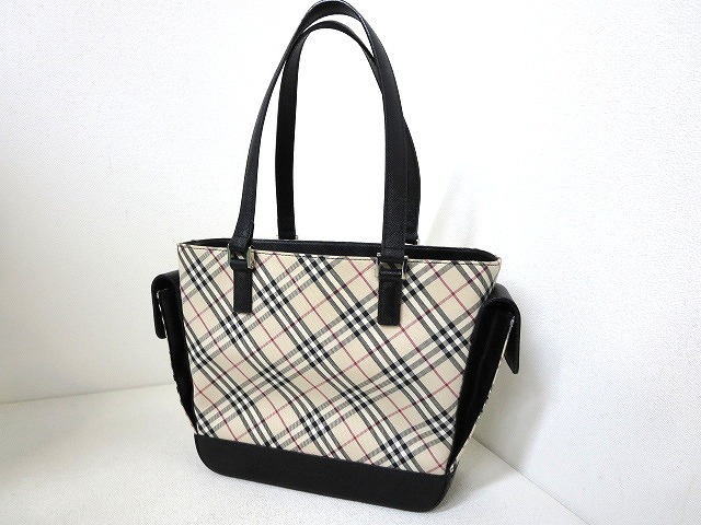 金沢店【バーバリー BURBERRY】ノバチェック トートバッグ/ブランドバッグ買いとり 見積 査定 イープレシャスイオン金沢店（石川県 金沢